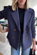 Amelia™ | Stylish Blazer with Knitted Sleeves