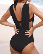 Francisca™ | Luxury Shaping Swimsuit with Deep V-Neck