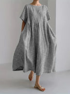 ELEANOR™ | Flattering Summer Stripped Maxi Dress