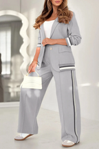 Mia™ - Blazer and Wide Leg Pants Set