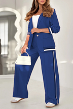 Mia™ - Blazer and Wide Leg Pants Set