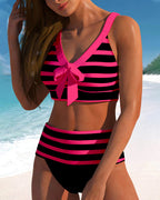 Martina™ | High Waist Striped Bikini