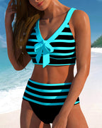 Martina™ | High Waist Striped Bikini