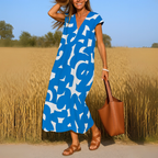 VALÉRIE | LIGHTWEIGHT V-NECK DRESS