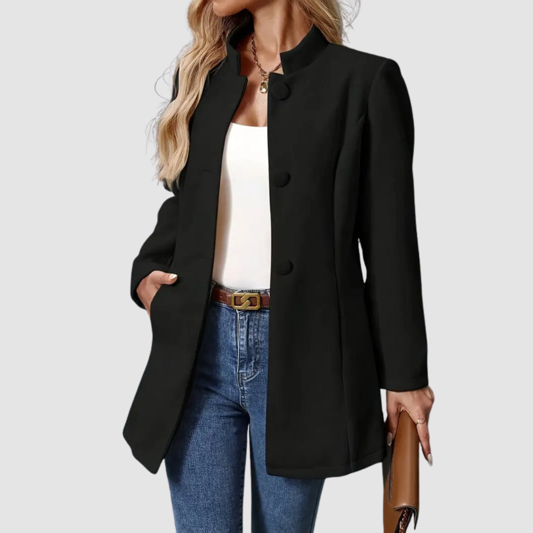Modique™ - Elegant & Timeless Coat with Stand-Up Collar