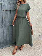 Hannah™ - Comfy Top and Skirt Set