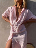 Edelyn - Maxi Shirt Dress