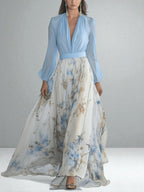 The Selene Mist Floral Dress
