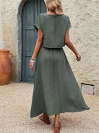Hannah™ - Comfy Top and Skirt Set