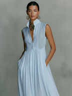 Women's Minimalist Sleeveless Maxi Dress