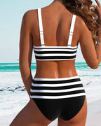 Martina™ | High Waist Striped Bikini