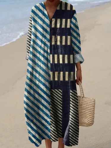 Lauren - Geometric Vintage Dress