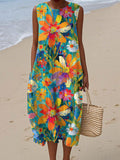 Sakura - Bloomtide Breeze Summer Dress