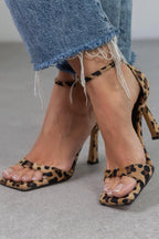 Giulia™ | High Heeled Sandals with Animal Print