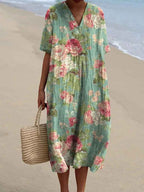 Eleanor | Comfortable Floral Maxi Summer Dress