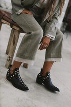 STUDDED ANKLE BOOT