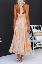 Halter™ - Elegant Wedding Guest Maxi Dress
