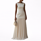 Celeste | Pleated Maxi Dress