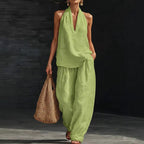 Ainhoa | Relaxed Tank Top and Wide-Leg Pants Co-Ord Set
