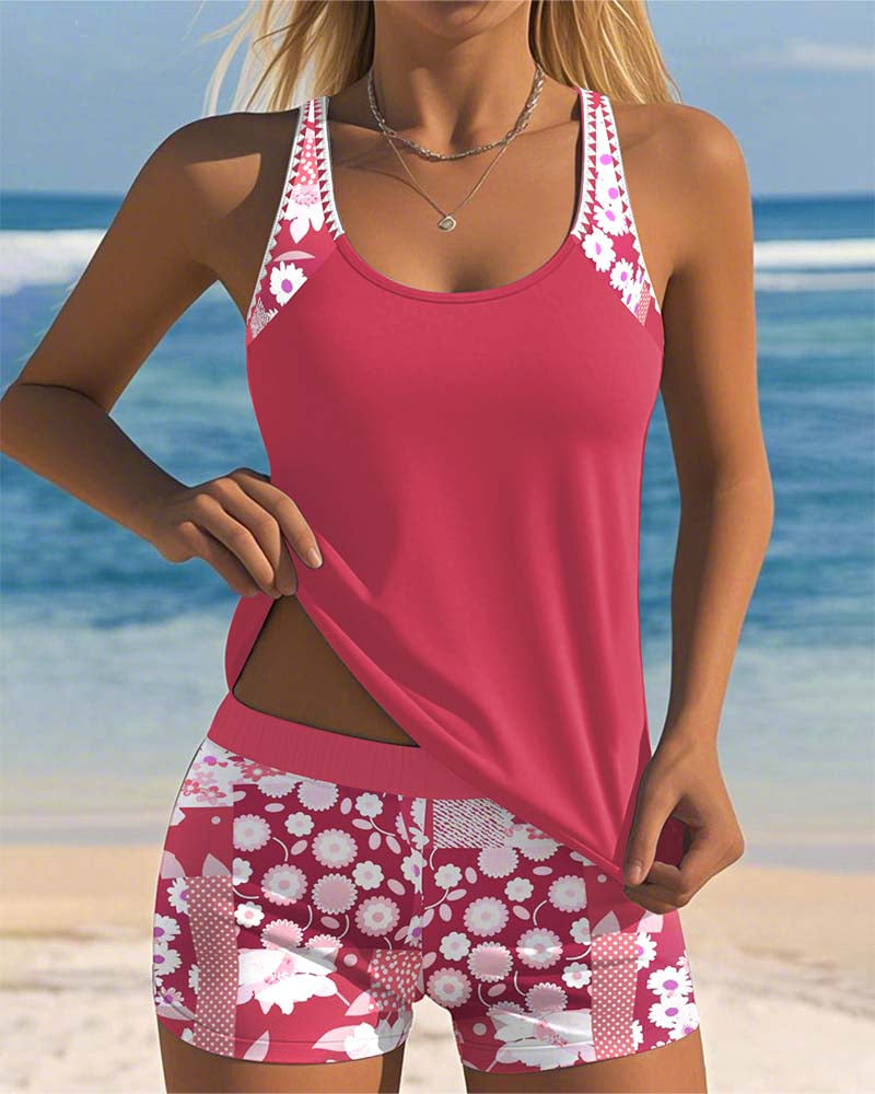 Triana™ | Trendy One-Piece Swimsuit Set