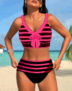 Martina™ | High Waist Striped Bikini