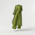 Elvira | Relaxed Drapey Tunic and Wide-Leg Pants Co-Ord Set