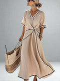 The Isla Striped Maxi Dress