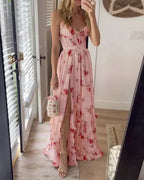 Sonja | Midi Dress with Floral Pattern
