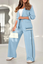 Mia™ - Blazer and Wide Leg Pants Set