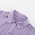 Yselia - Breezy Button-Up and Shorts Set
