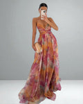 The Juliette Watercolor Maxi Dress