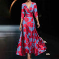 Zoe - Elegant Floral Wedding Guest Maxi Dress