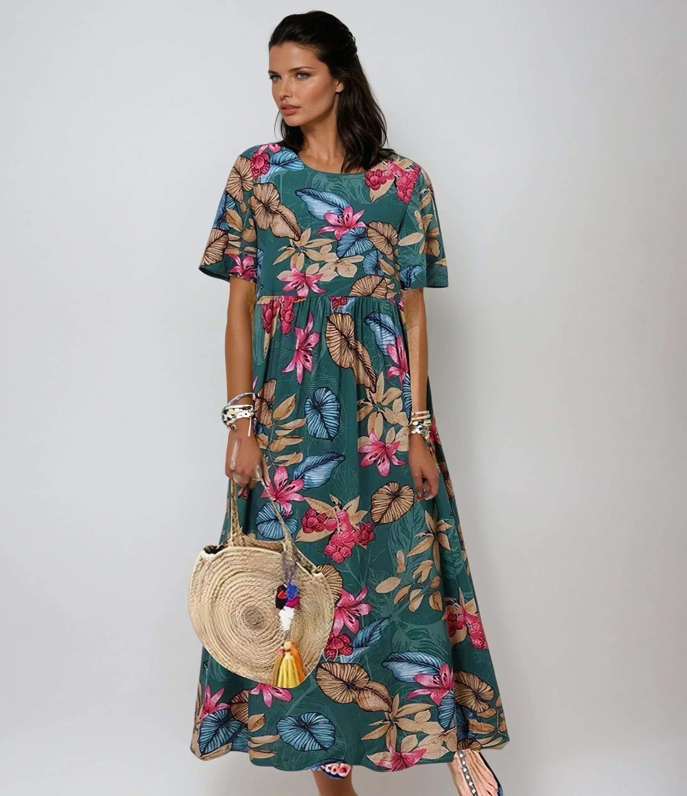 Lovi | Graceful Summer Bloom Dress