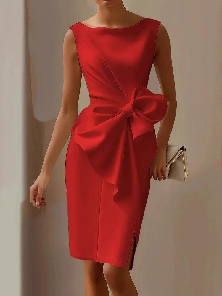 Patricia | Holiday Bow Tie Dress Edition