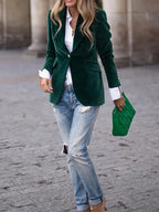 Savannah™ - Elegant Velvet Blazer