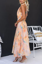Halter™ - Elegant Wedding Guest Maxi Dress