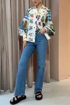 Adalie - Love Balloon Sleeve Shirt