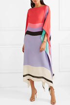 Xyrelvyn – Elegant Colorblock Maxi Dress