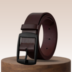Milan - Belt with Square Alloy Buckle