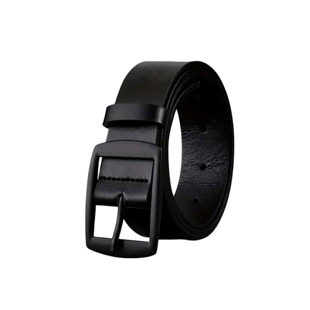 Milan - Belt with Square Alloy Buckle