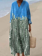 Lauren - Geometric Vintage Dress