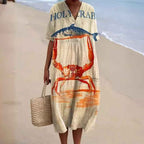 Hannah - Animal Print Vintage Dress