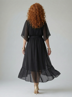 Elric | Light Drape Midi Dress