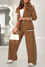 Mia™ - Blazer and Wide Leg Pants Set
