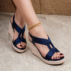 Noelle™ | Open-Toe Knit Heels