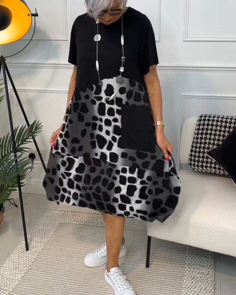Lina | Airy Summer Dress with Round Neckline