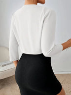 Madison™ - Stylish Pleated Collar Blazer