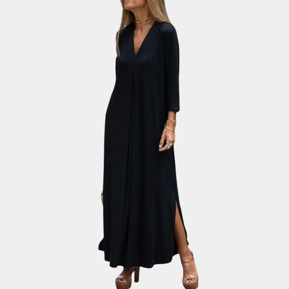 Maxi Dress with V-Neck | Flowing Summer A-Line Design