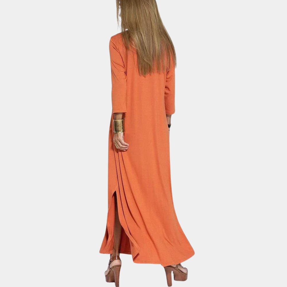 Maxi Dress with V-Neck | Flowing Summer A-Line Design