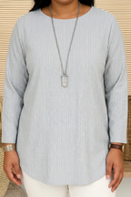 Cecilia | Trendy Striped Blouse